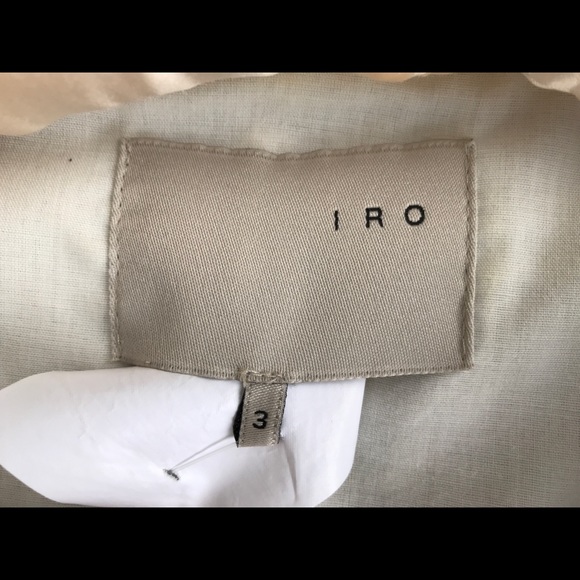 IRO - slight metallic KNIT w/ leather moto jacket - Picture 7 of 7